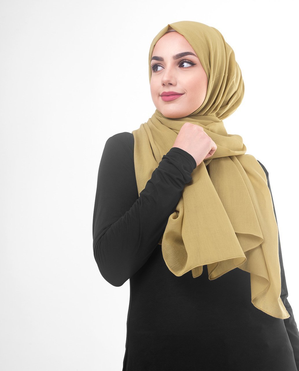 Cotton Voile Hijab in Willow Color Regular Willow 