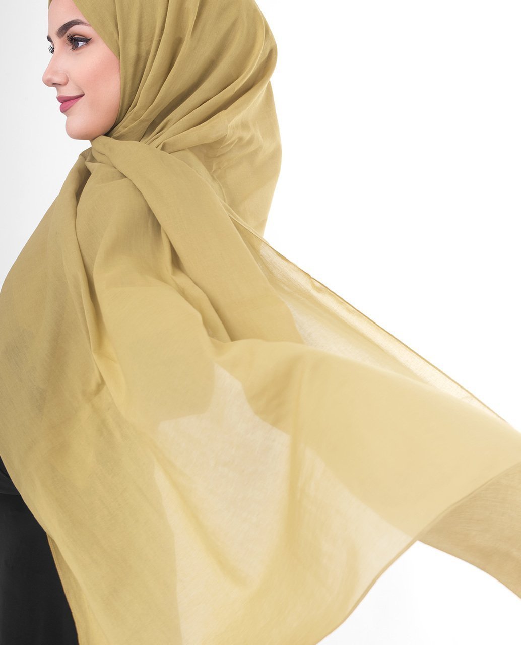 Cotton Voile Hijab in Willow Color Regular Willow 