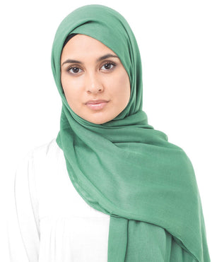 Deep Grass Green Viscose Hijab Regular Deep Grass Green 