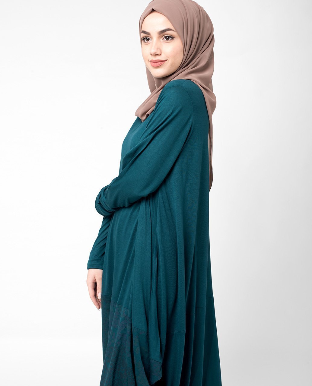 Elegant Teal Top Slim 