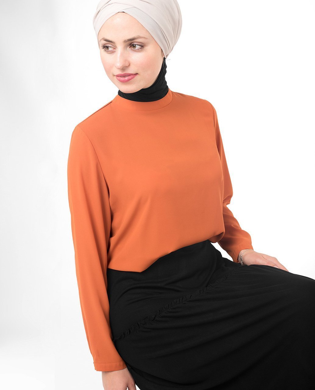 Full Length Black Flared Skirt S 5'2" Black