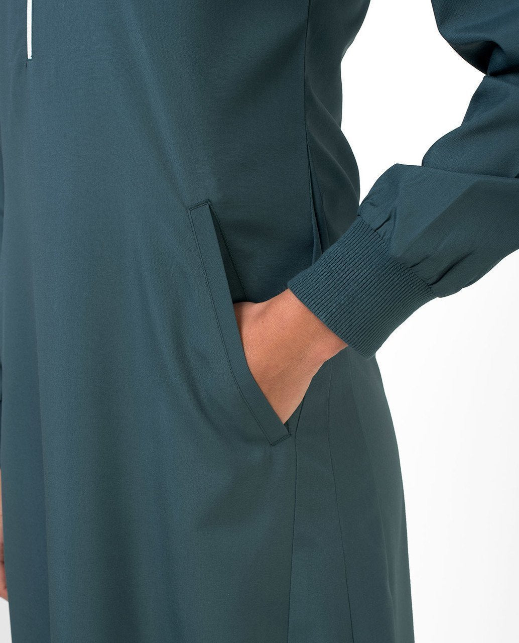 Geo Print Casual Sporty Jilbab S 54 Green