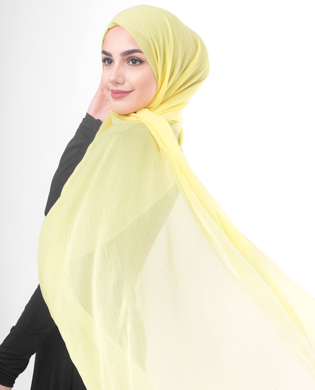 Goldfinch Poly Chiffon Hijab M Goldfinch 