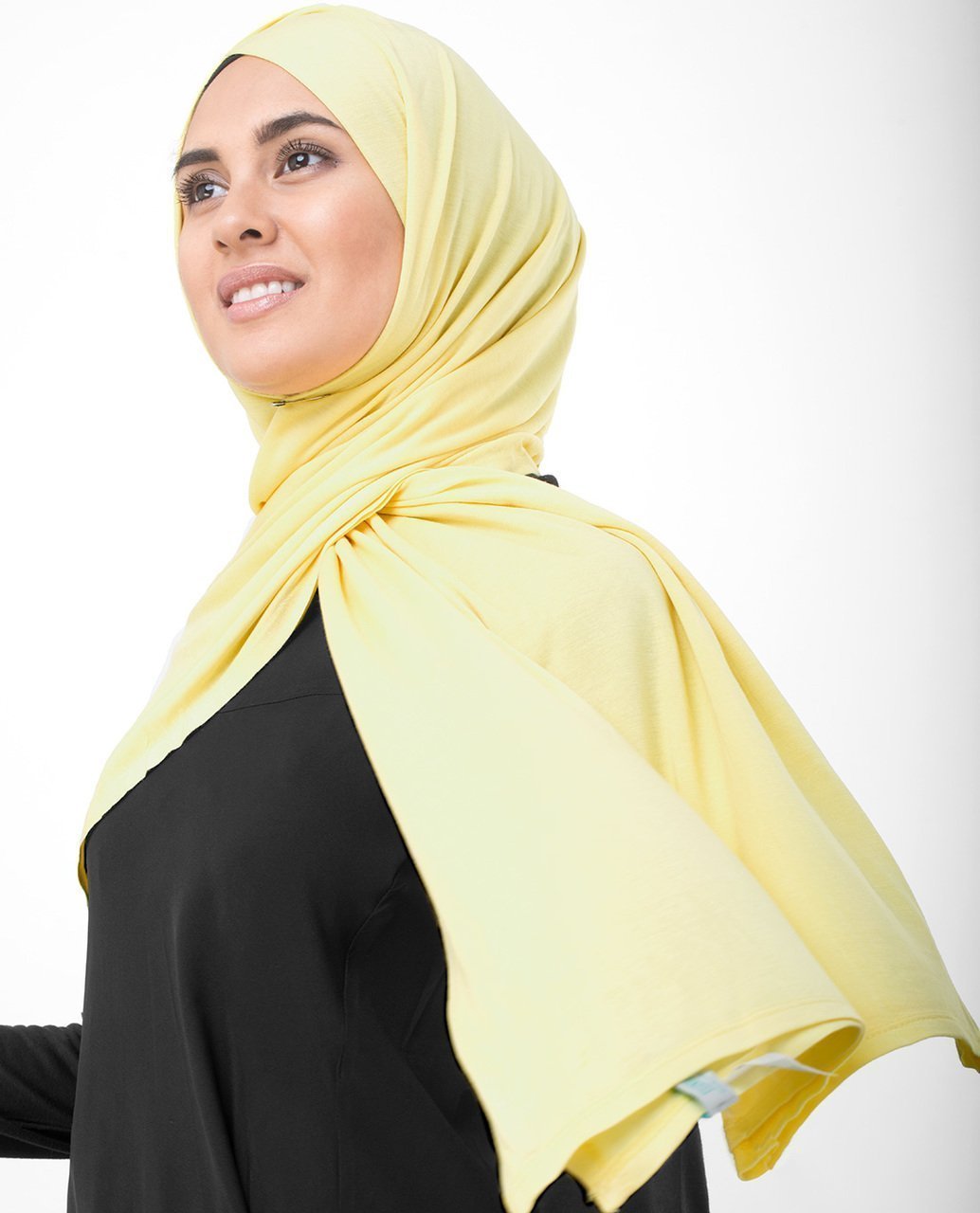 Goldfinch Yellow Viscose Jersey Hijab Regular Goldfinch Yellow 