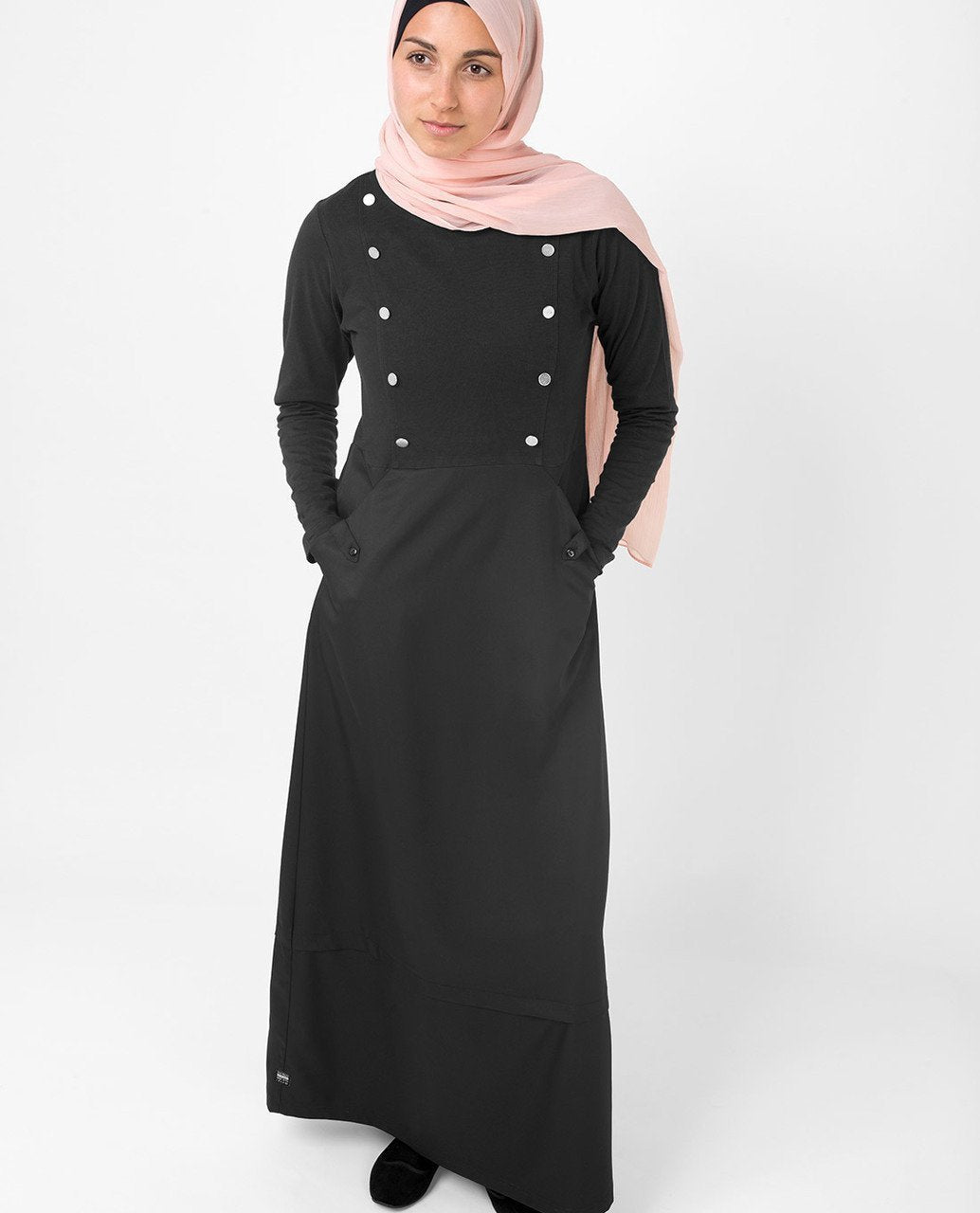 Gorgeous Black Smart Sister Abaya Jilbab S 54 Black