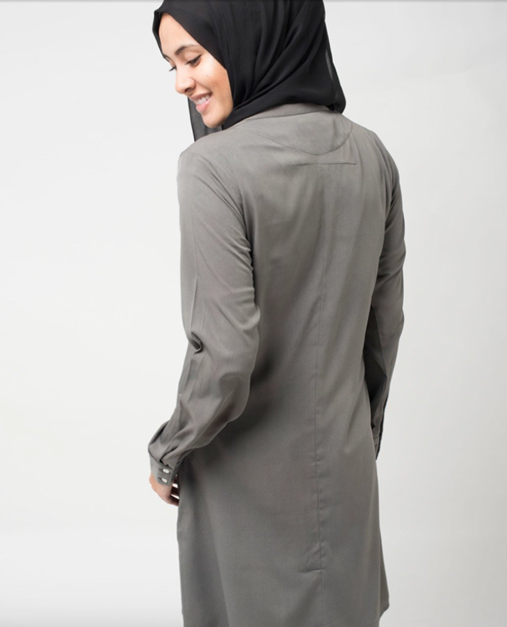 Grey Everyday Blouse Slim 