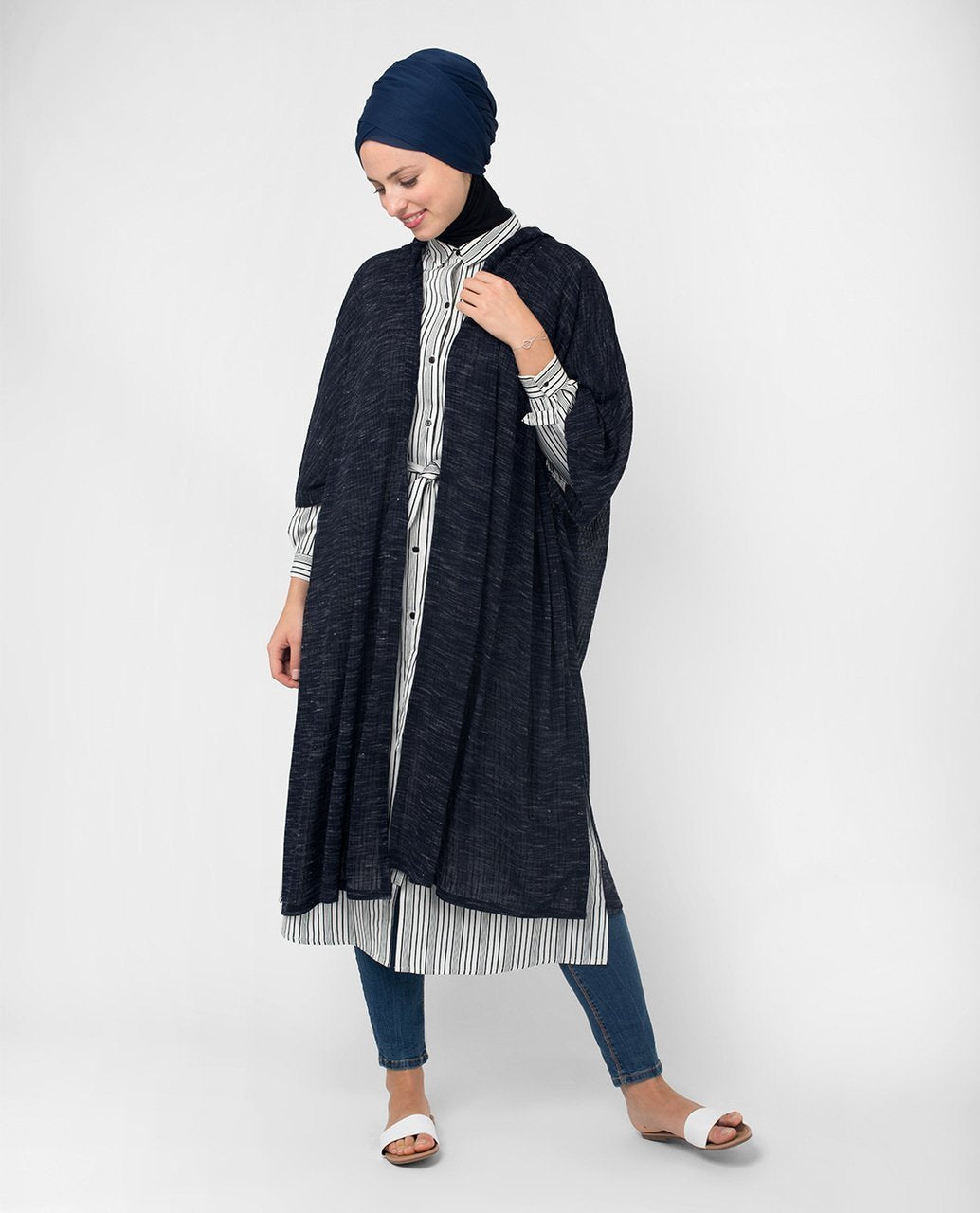 Grey Relaxed Hooded Outerwear Small (8-10) Petite (- 5'2") Grey