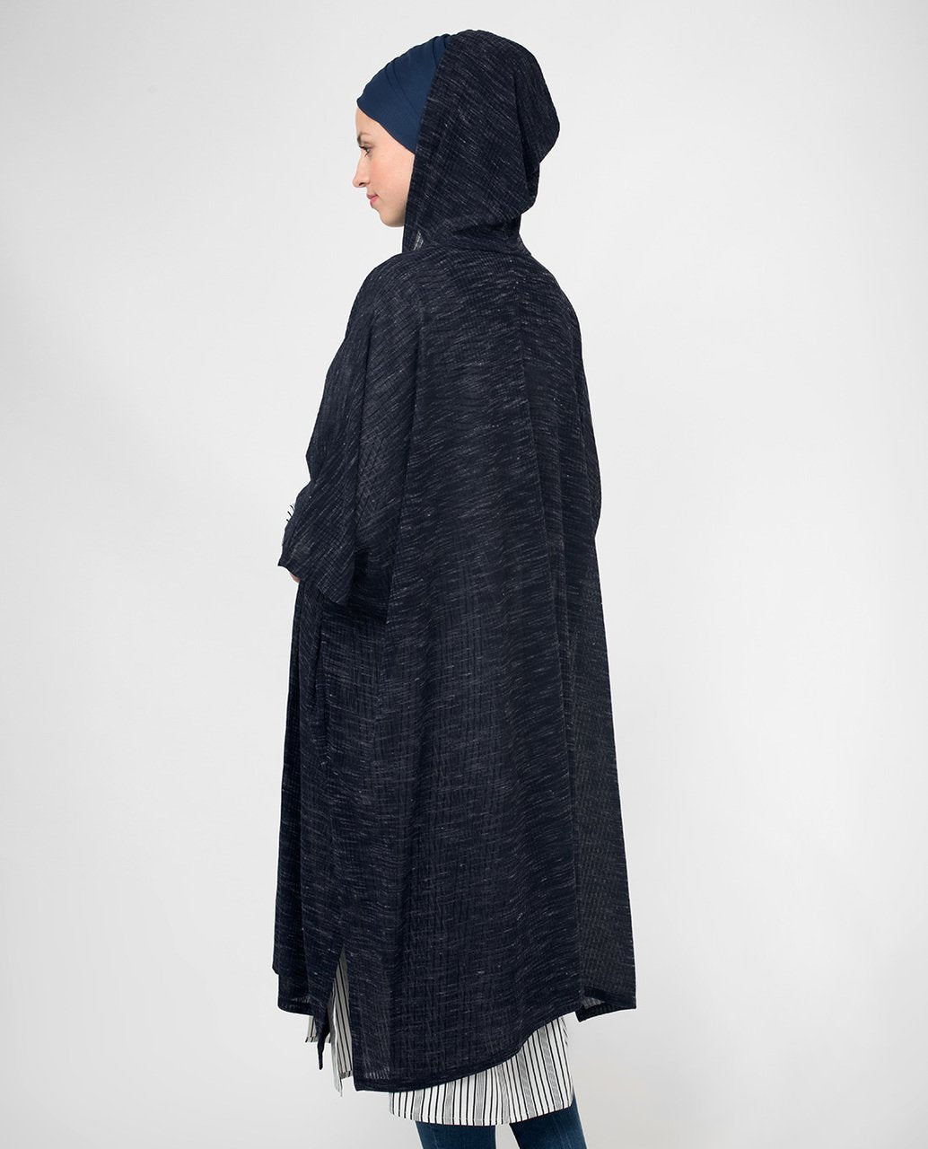 Grey Relaxed Hooded Outerwear Small (8-10) Petite (- 5'2") Grey