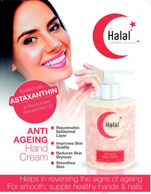 Halal Anti-Aging Hand cream Product Flyer