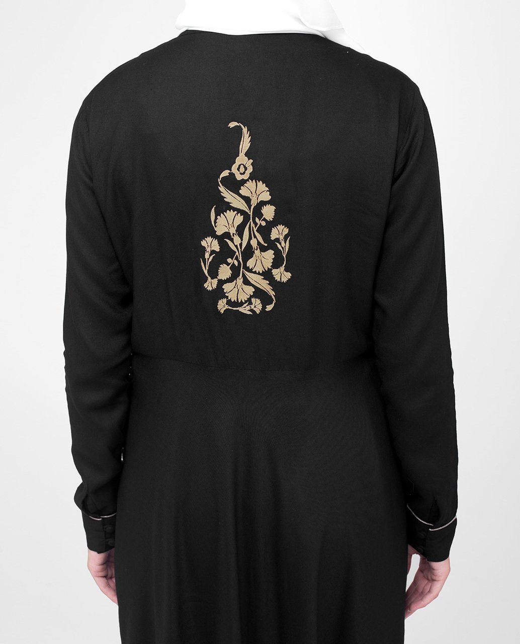 High Low Midi Black Modest Tunic Dress Small (8-10) Petite (- 5'2") Black