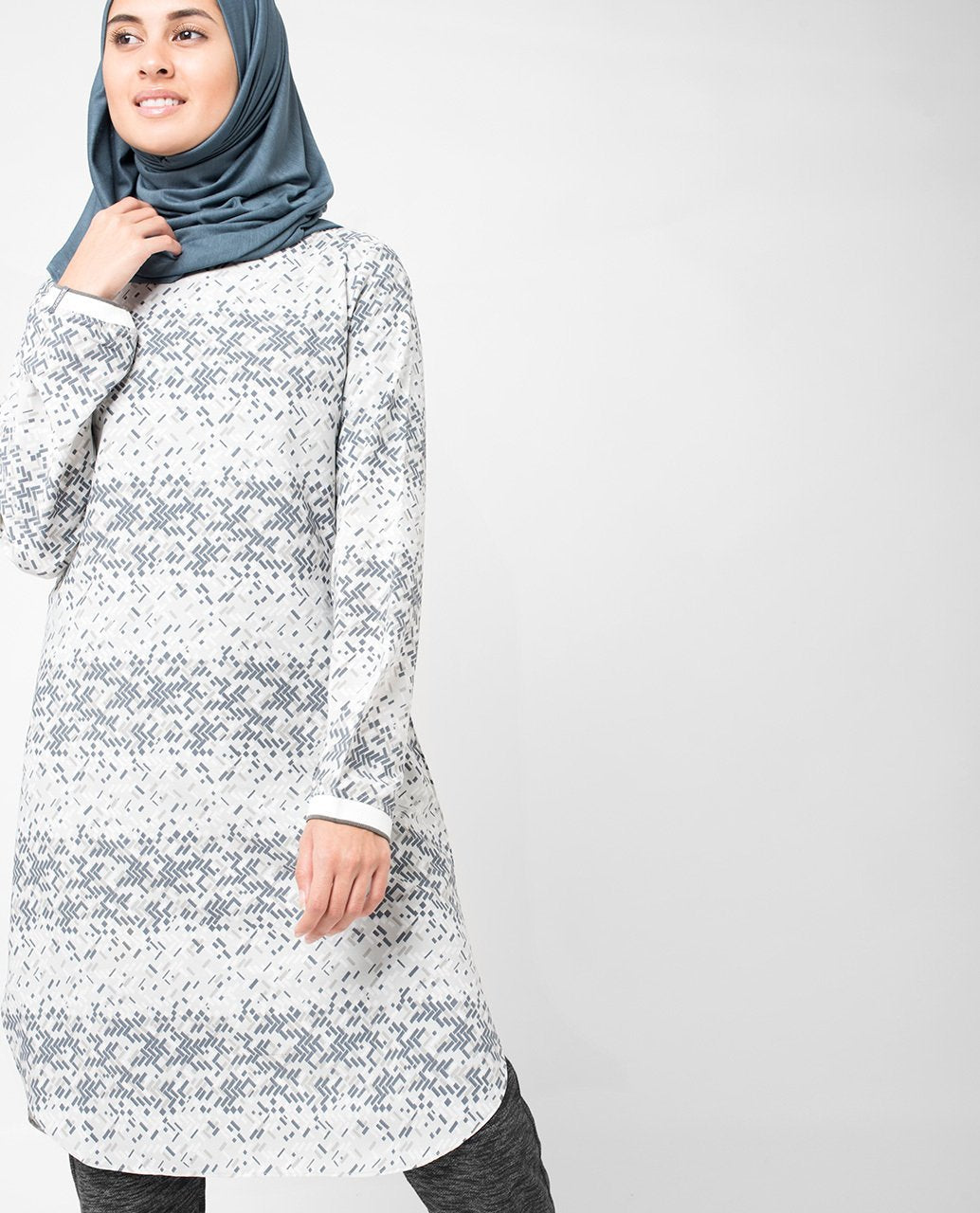 Marble Grey Top Slim 