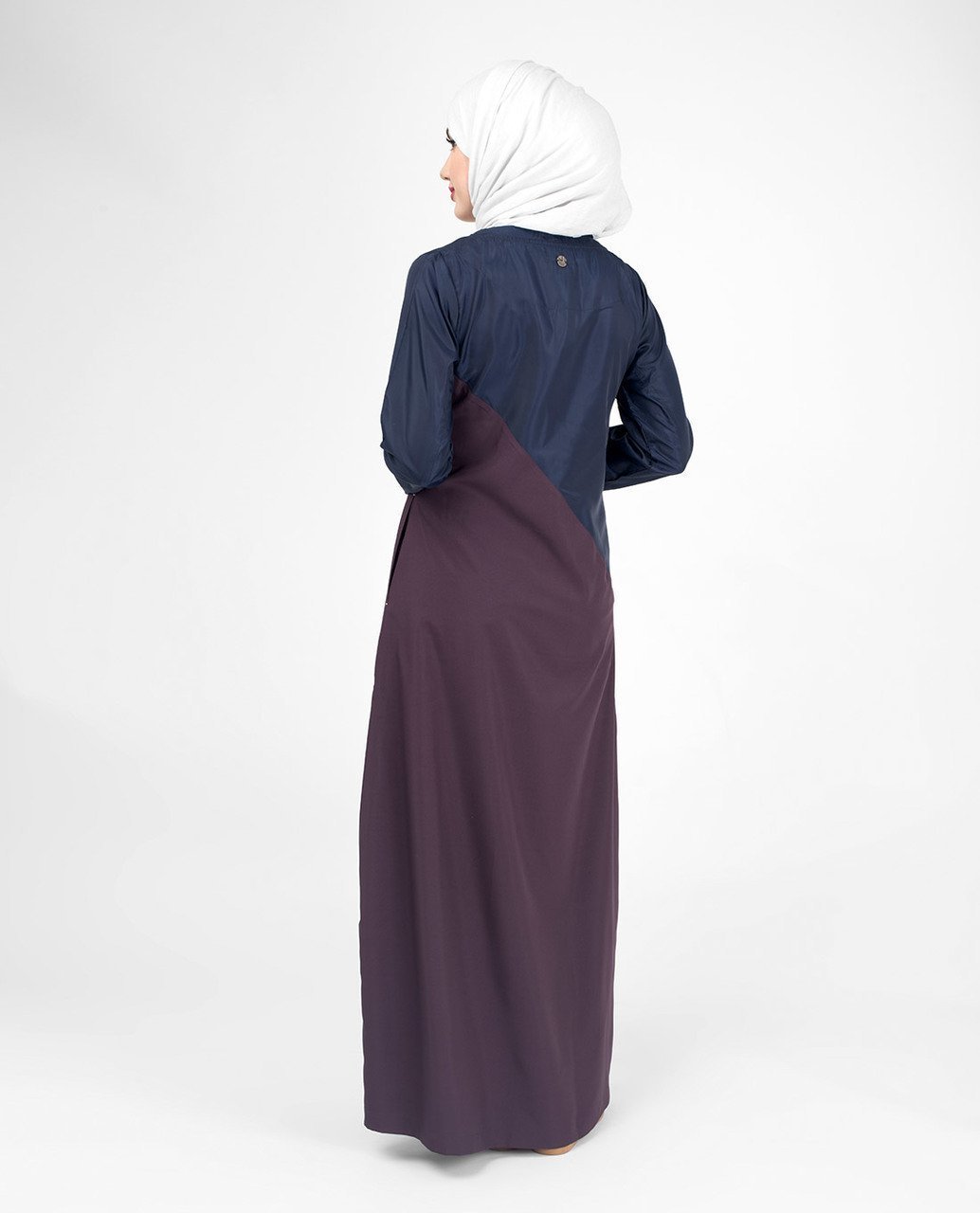 Navy Contrast Classic Route Sports Jilbab or Abaya S 54 Purple