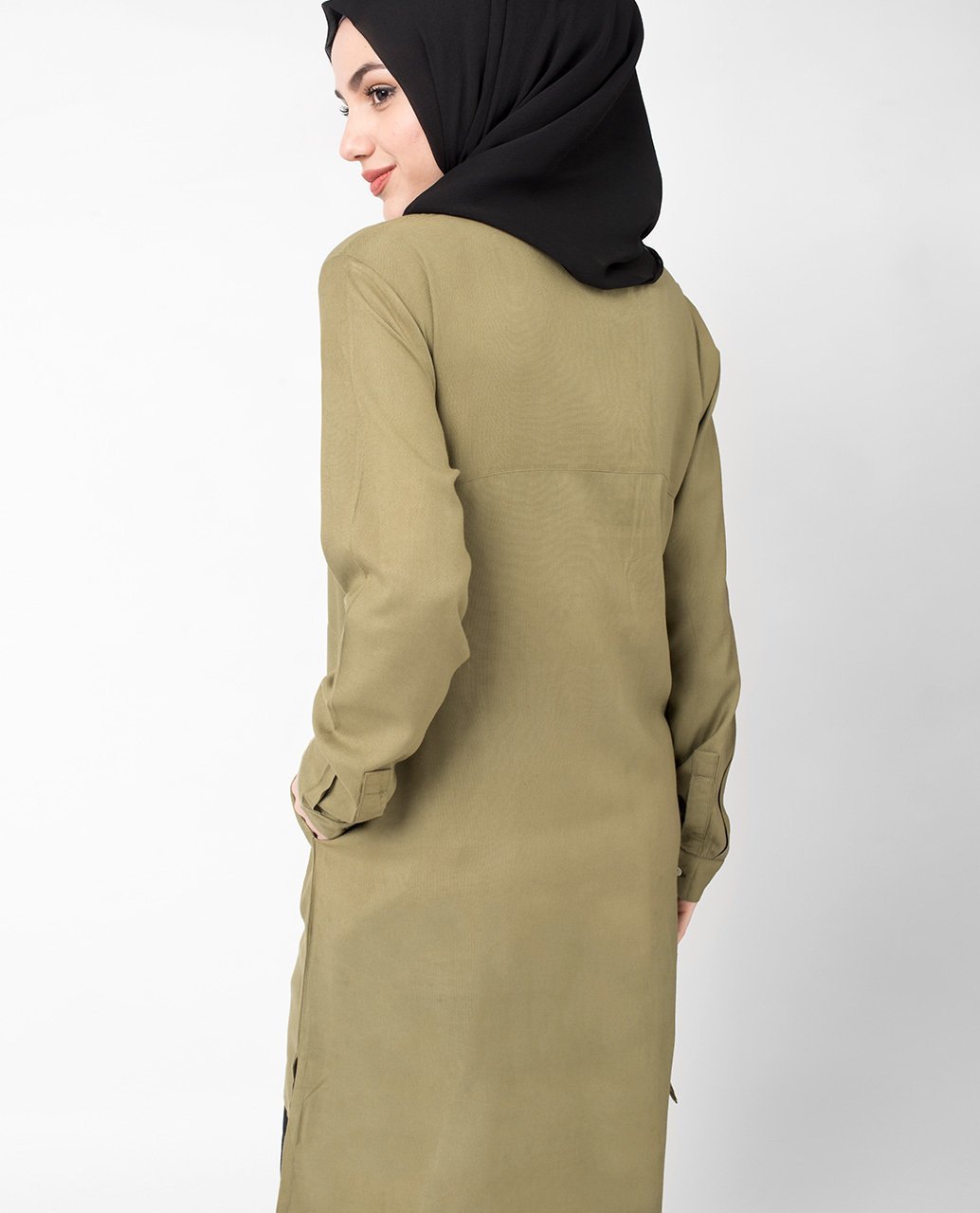 Olive Stitch Tunic Slim 