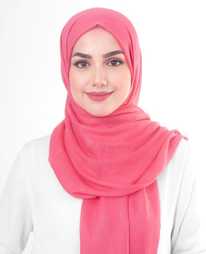 Paradise Pink Viscose Woven Hijab Regular 