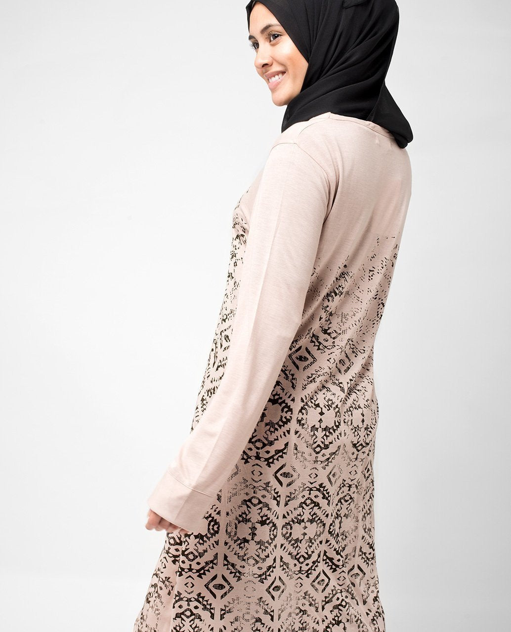 Pastel Print Top Slim 