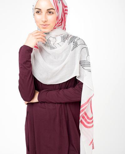 Silver Grey Hijab Regular 
