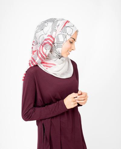 Silver Grey Hijab Regular 